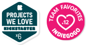 Kickstarter Indiegogo Projects We Love Badges